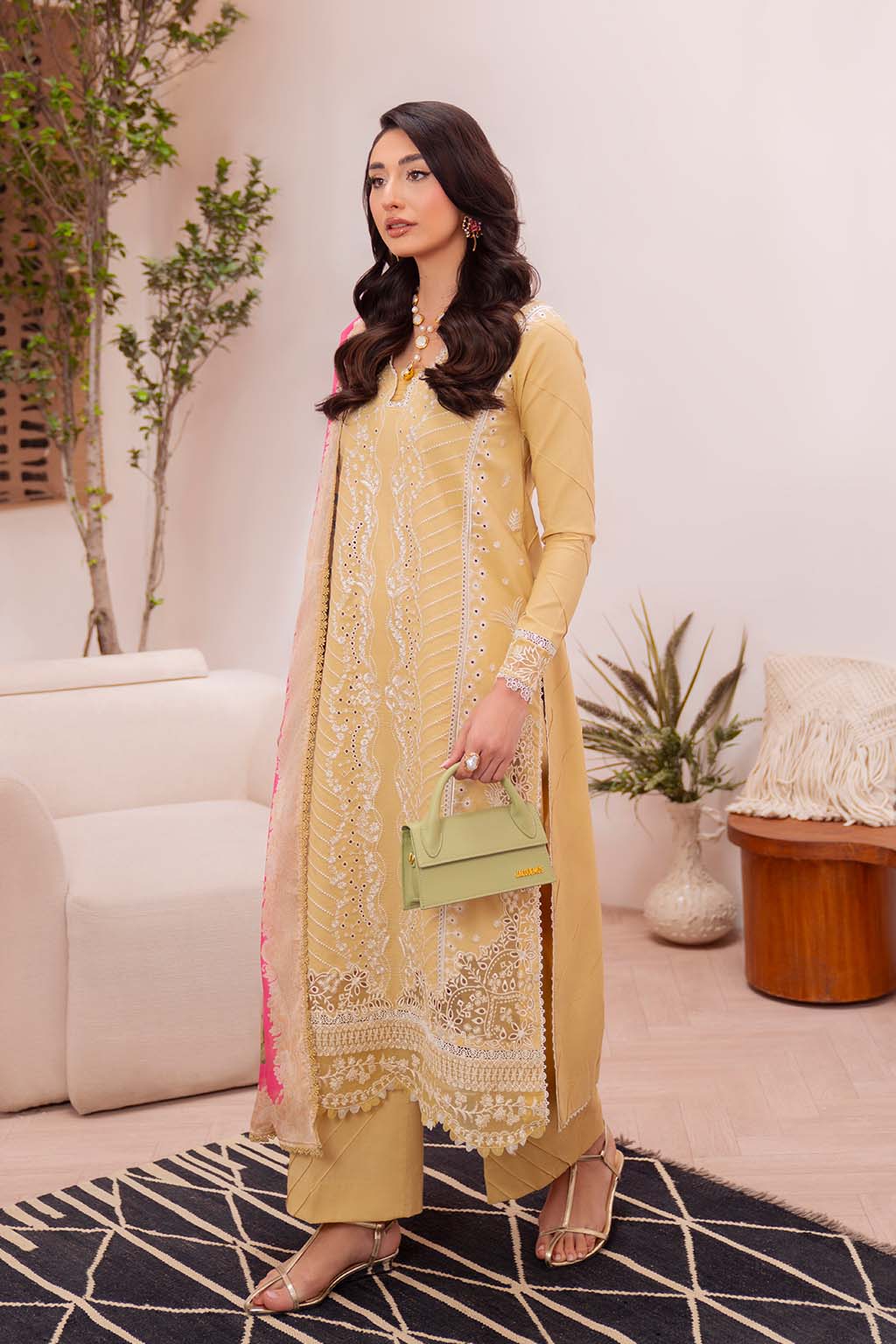 Neeshay | Symphony Luxury Lawn | DUNE - Aqsa Fabrics