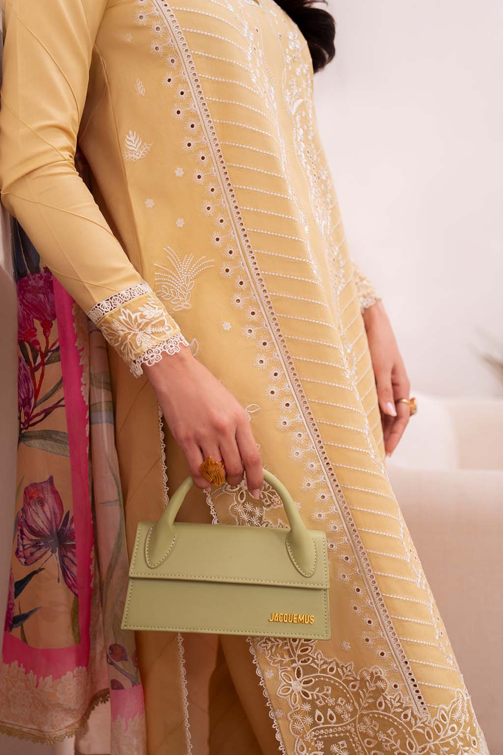 Neeshay | Symphony Luxury Lawn | DUNE - Aqsa Fabrics