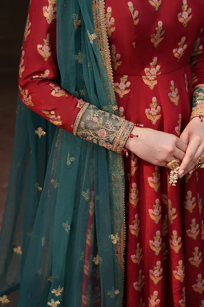 Saad Shaikh | Zaria Festive Pret 25 | SCARLET - Aqsa Fabrics