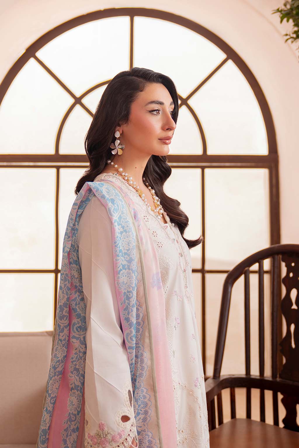 Neeshay | Symphony Luxury Lawn | LUMEN - Aqsa Fabrics