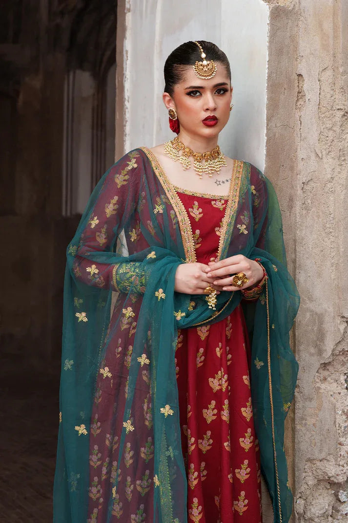 Saad Shaikh | Zaria Festive Pret 25 | SCARLET - Aqsa Fabrics