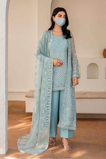 Flossie | Naqsh Formals | S-1405 (B) - Aqsa Fabrics