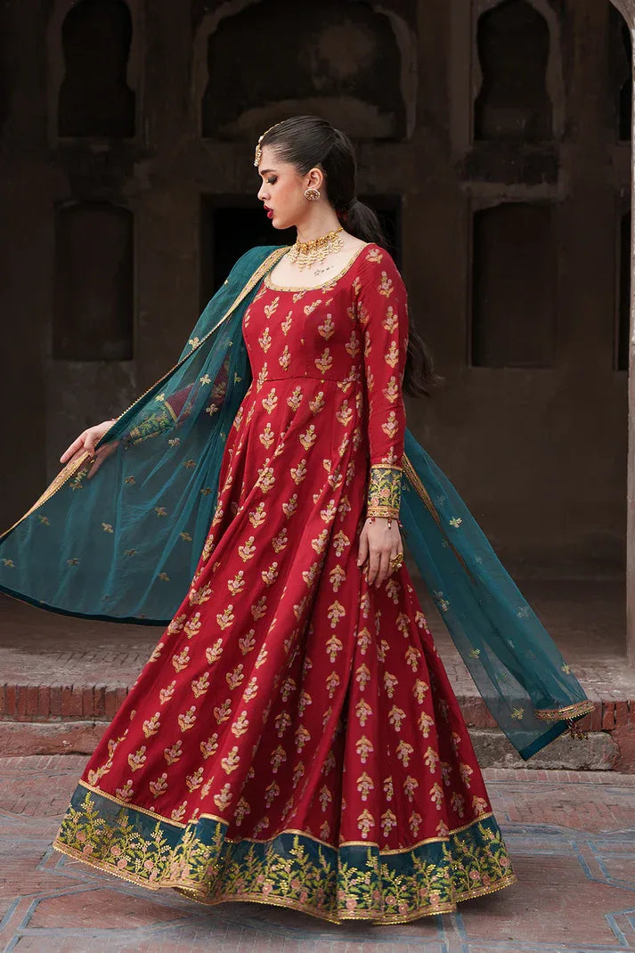 Saad Shaikh | Zaria Festive Pret 25 | SCARLET - Aqsa Fabrics