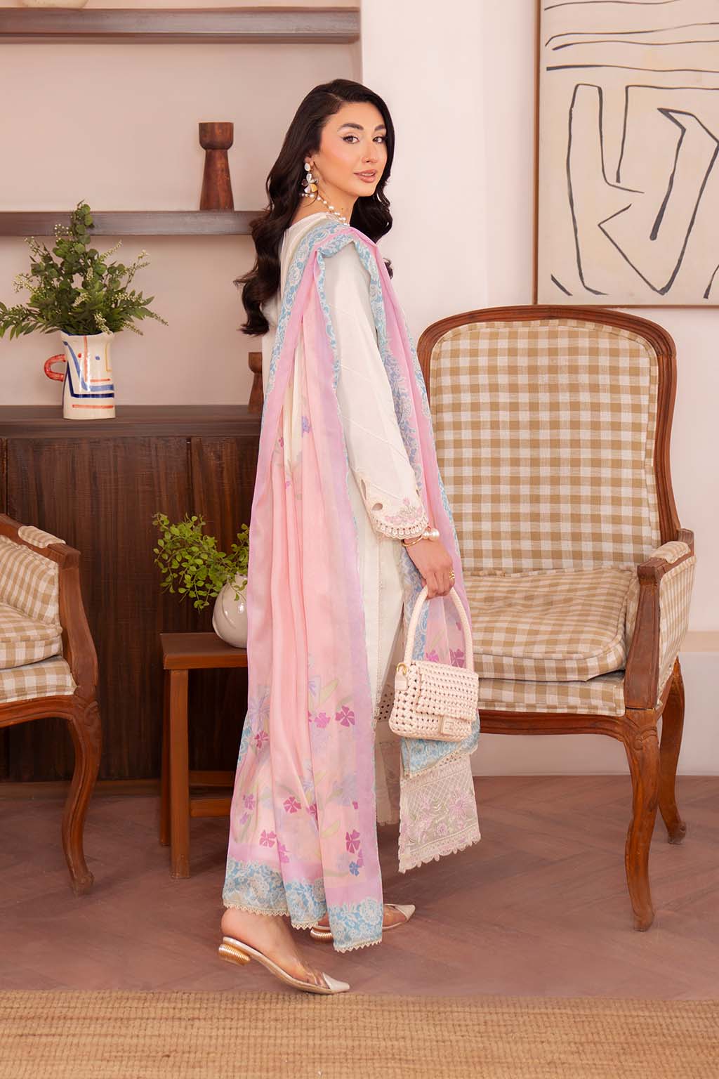 Neeshay | Symphony Luxury Lawn | LUMEN - Aqsa Fabrics