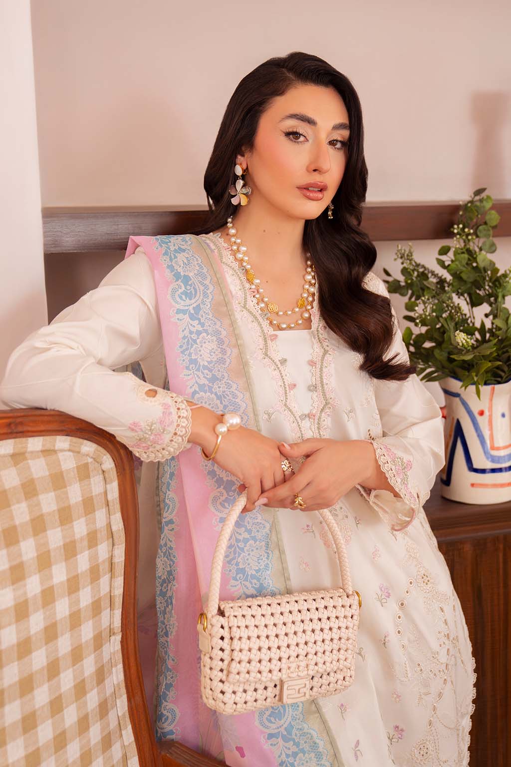 Neeshay | Symphony Luxury Lawn | LUMEN - Aqsa Fabrics