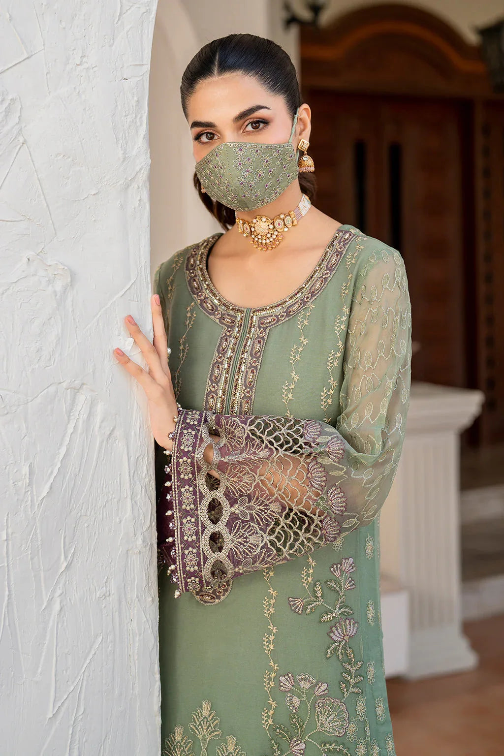 Flossie | Naqsh Formals | S-1406 - Aqsa Fabrics