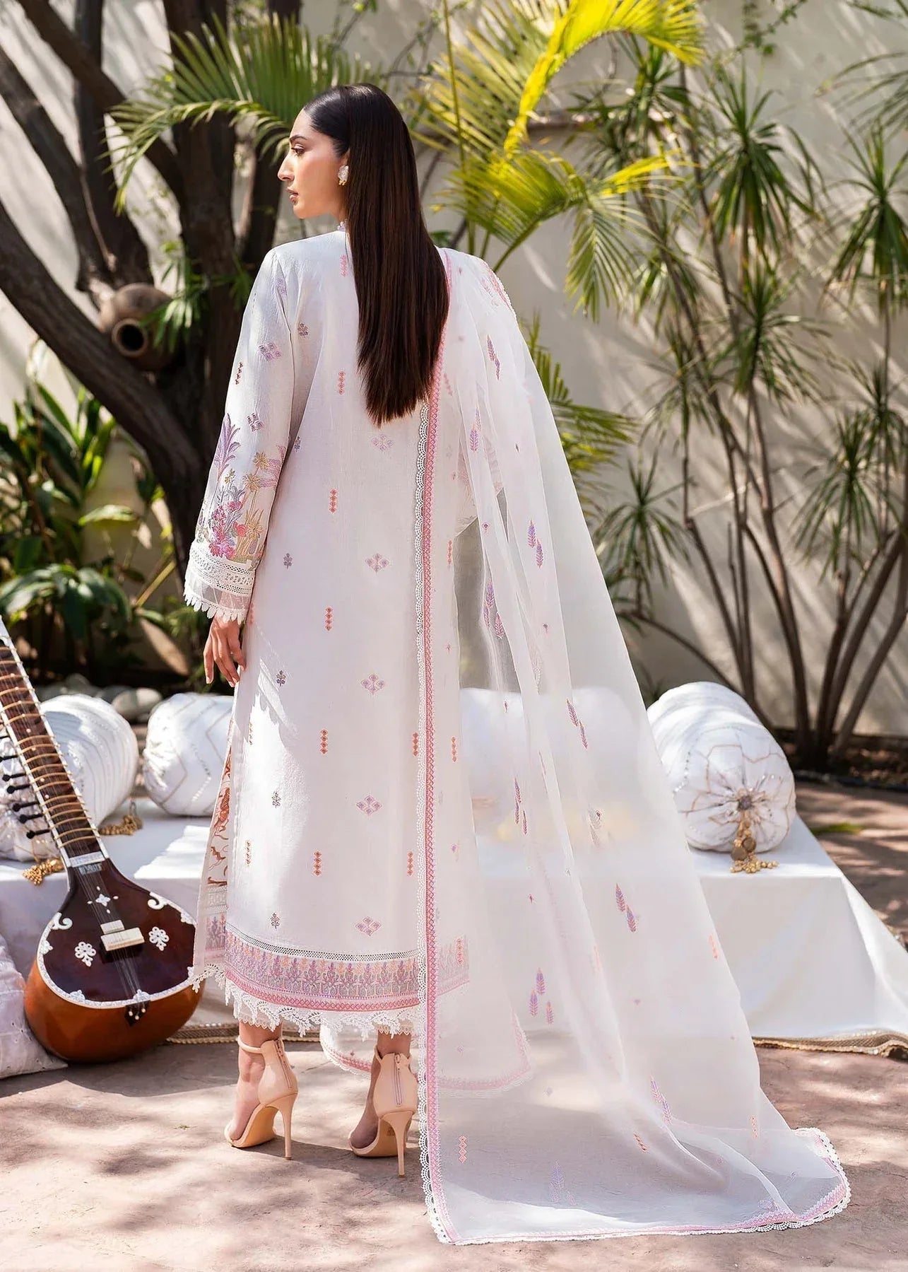 Akbar Aslam | Pret Lawn | VOLUPTE - Aqsa Fabrics