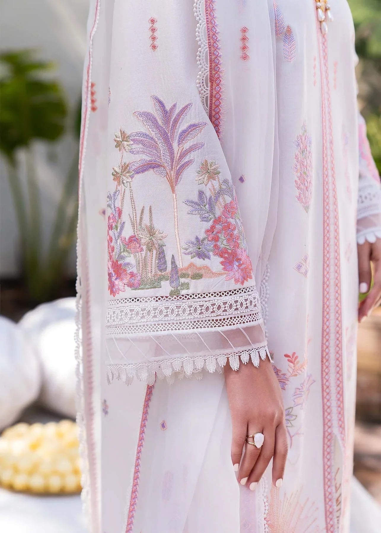 Akbar Aslam | Pret Lawn | VOLUPTE - Aqsa Fabrics