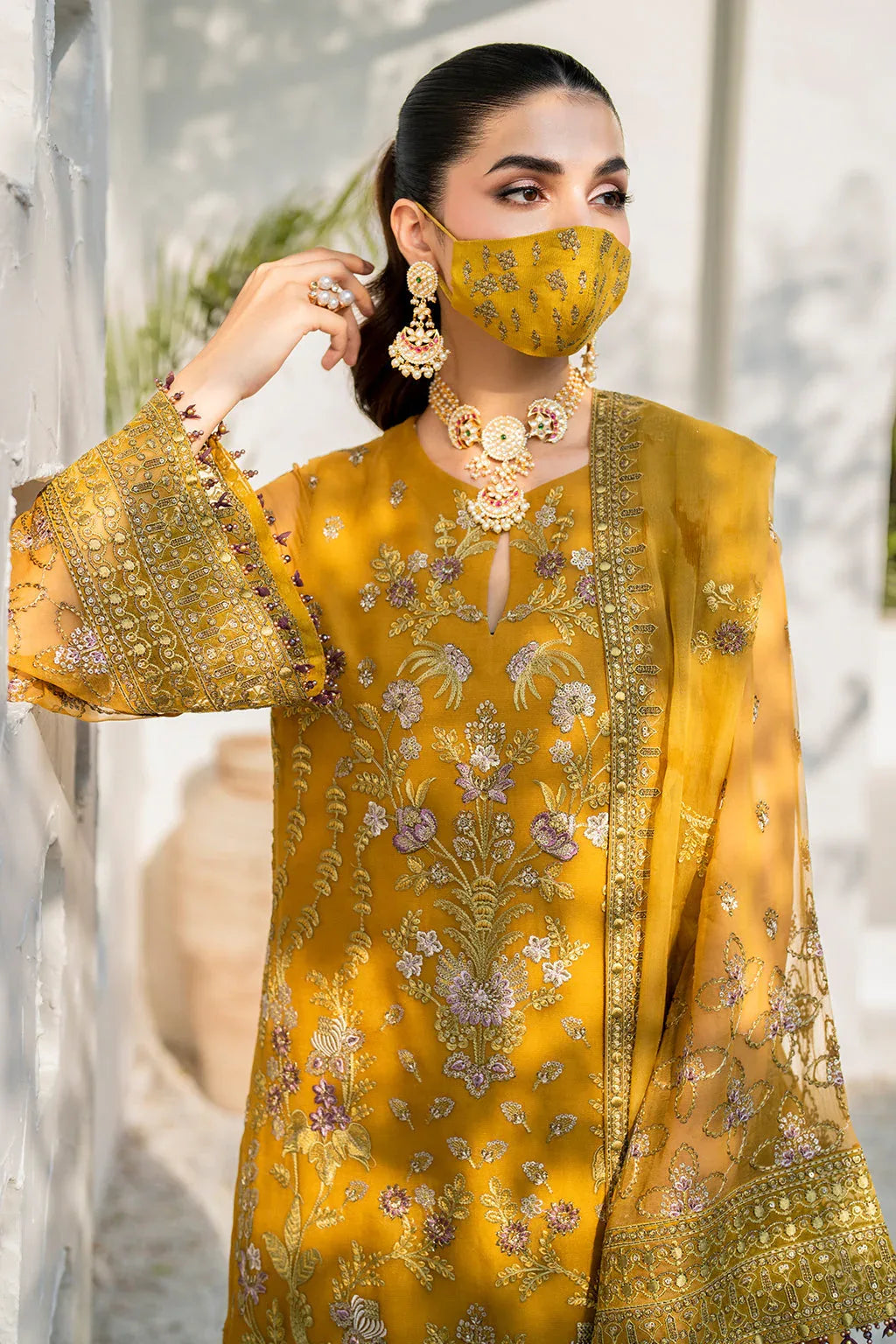 Flossie | Naqsh Formals | S-1404 (A) - Aqsa Fabrics