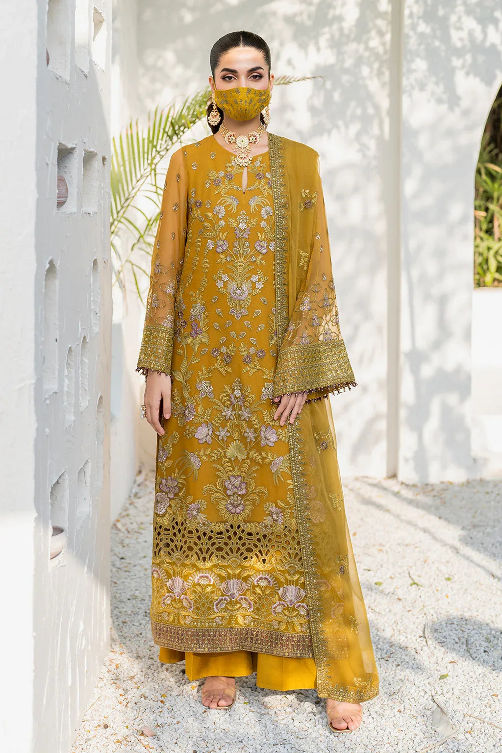 Flossie | Naqsh Formals | S-1404 (A) - Aqsa Fabrics