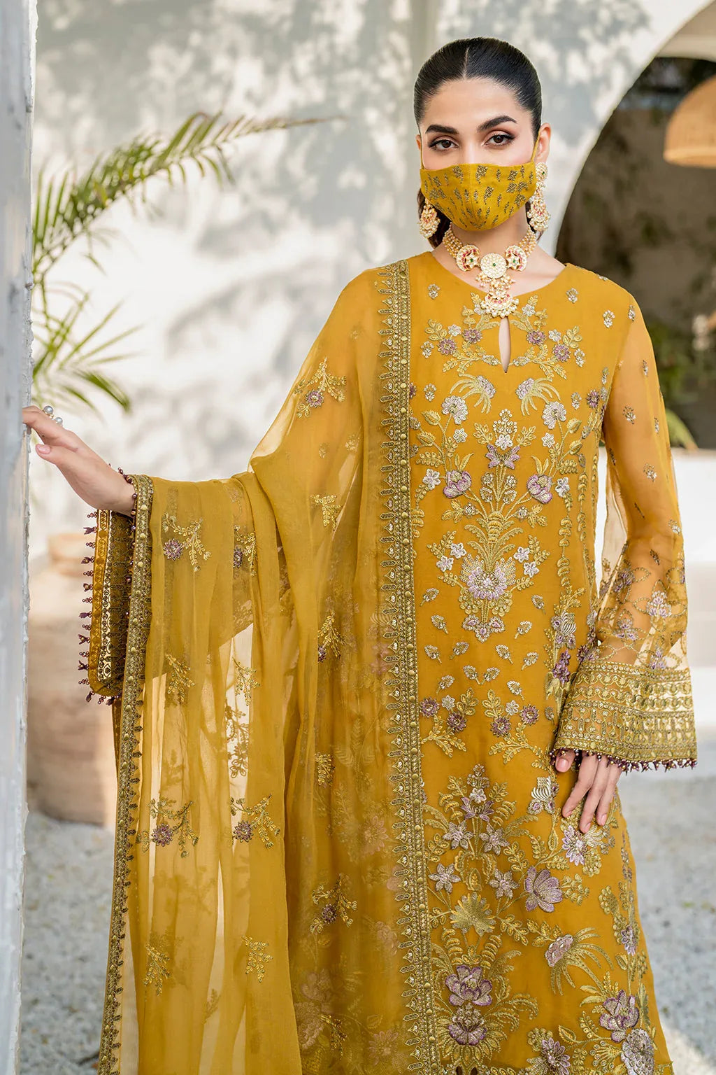 Flossie | Naqsh Formals | S-1404 (A) - Aqsa Fabrics