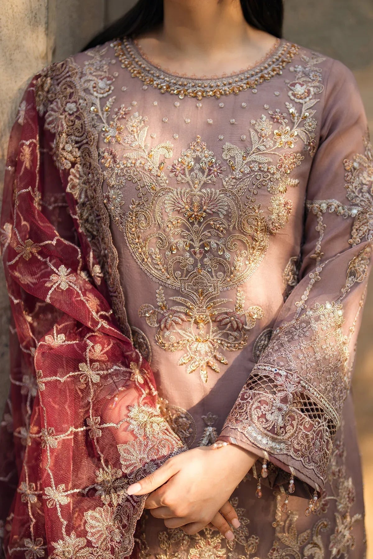 Imrozia Premium | Meeras Luxury Eid 25 | I-220 ZOHRA - Aqsa Fabrics