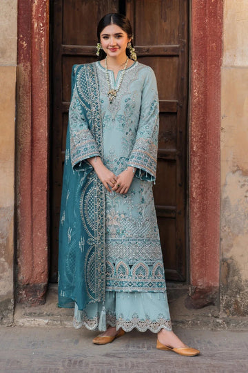 Imrozia Premium | Meeras Luxury Eid 25 | I-225 FEROZA - Aqsa Fabrics