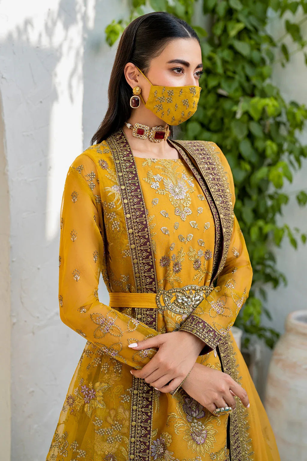Flossie | Naqsh Formals | S-1404 (B) - Aqsa Fabrics
