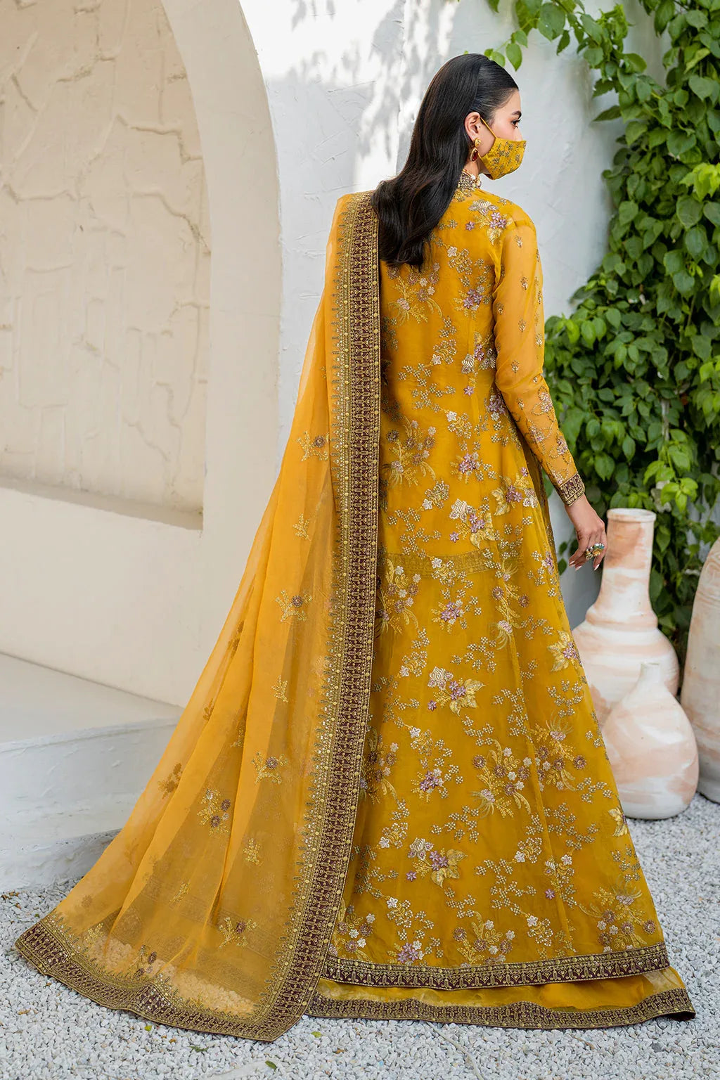 Flossie | Naqsh Formals | S-1404 (B) - Aqsa Fabrics