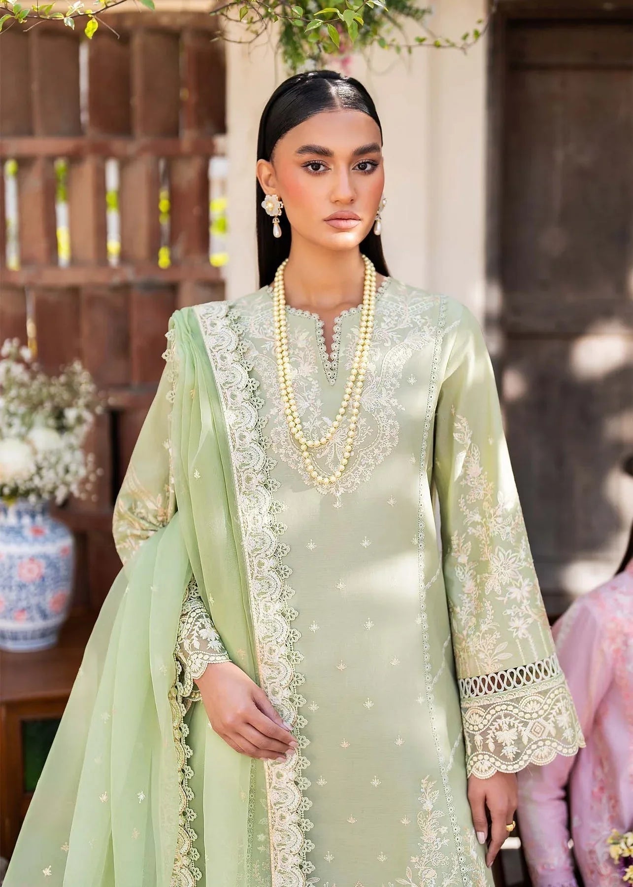 Akbar Aslam | Pret Lawn | CHIC - Aqsa Fabrics