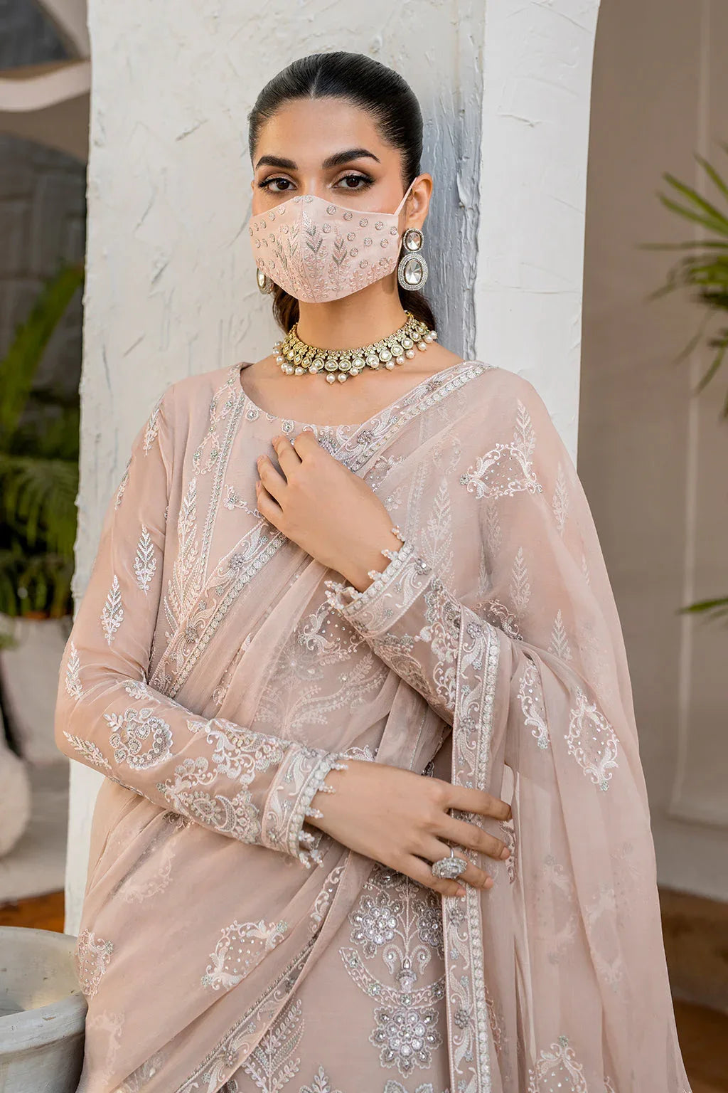 Flossie | Naqsh Formals | S-1403 (B) - Aqsa Fabrics