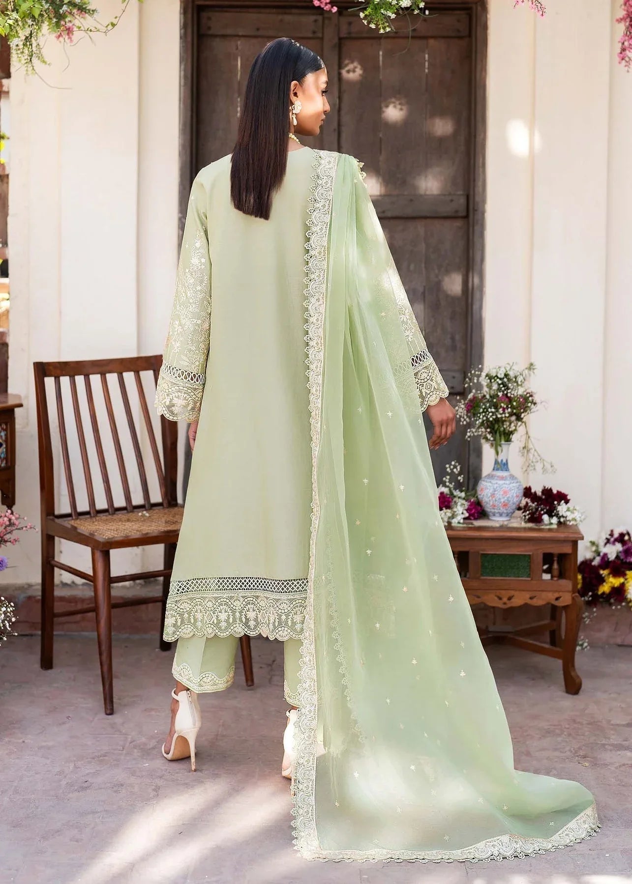 Akbar Aslam | Pret Lawn | CHIC - Aqsa Fabrics