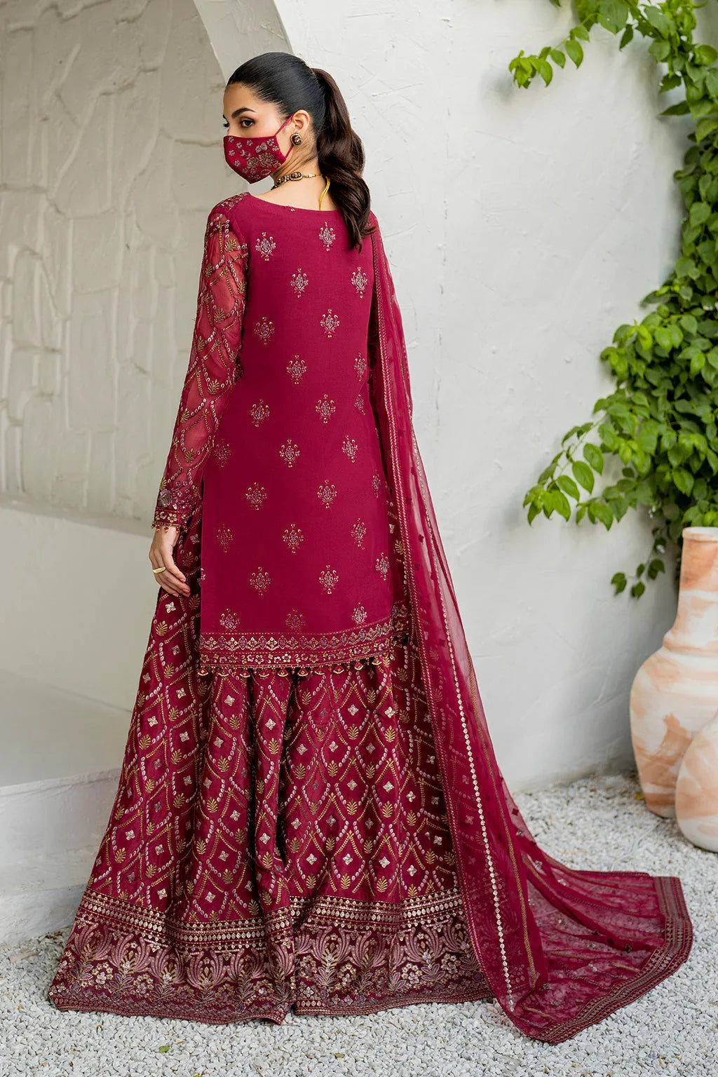 Flossie | Naqsh Formals | S-1402 (B) - Aqsa Fabrics