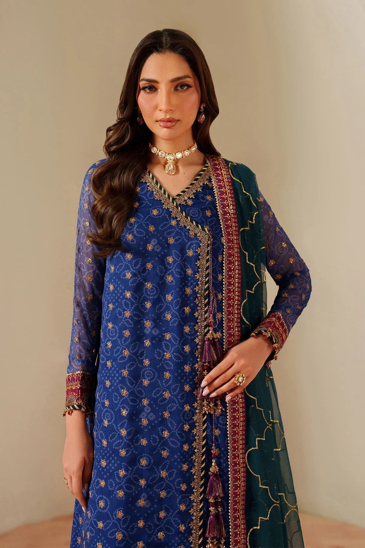 Alizeh | Fleur Chiffon |  AF-CH-2198-Rahsa - Aqsa Fabrics