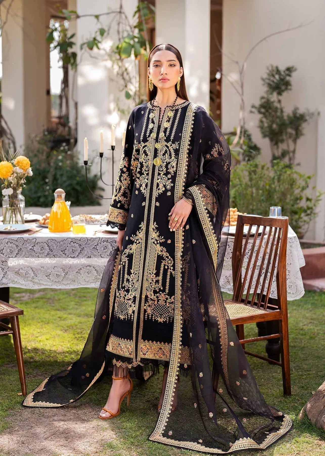 Akbar Aslam | Pret Lawn | HARMONIE - Aqsa Fabrics