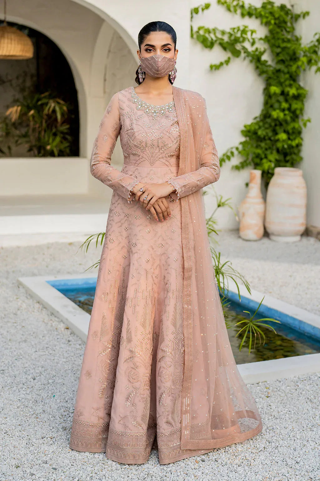 Flossie | Naqsh Formals | S-1407 - Aqsa Fabrics