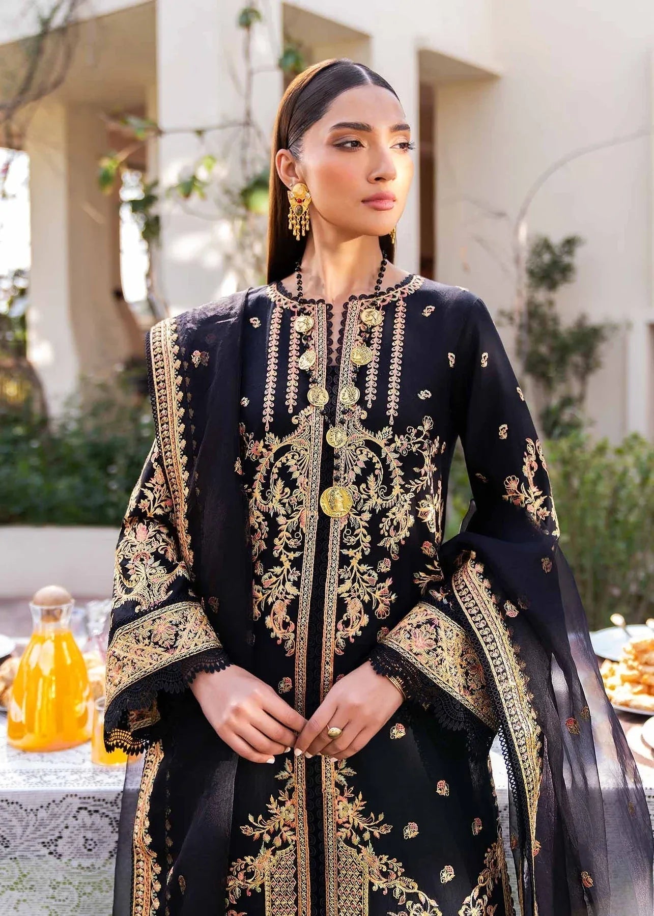 Akbar Aslam | Pret Lawn | HARMONIE - Aqsa Fabrics