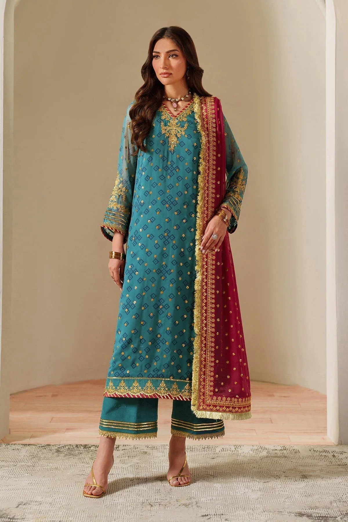 Alizeh | Fleur Chiffon |  AF-CH-2192-Elaira - Aqsa Fabrics