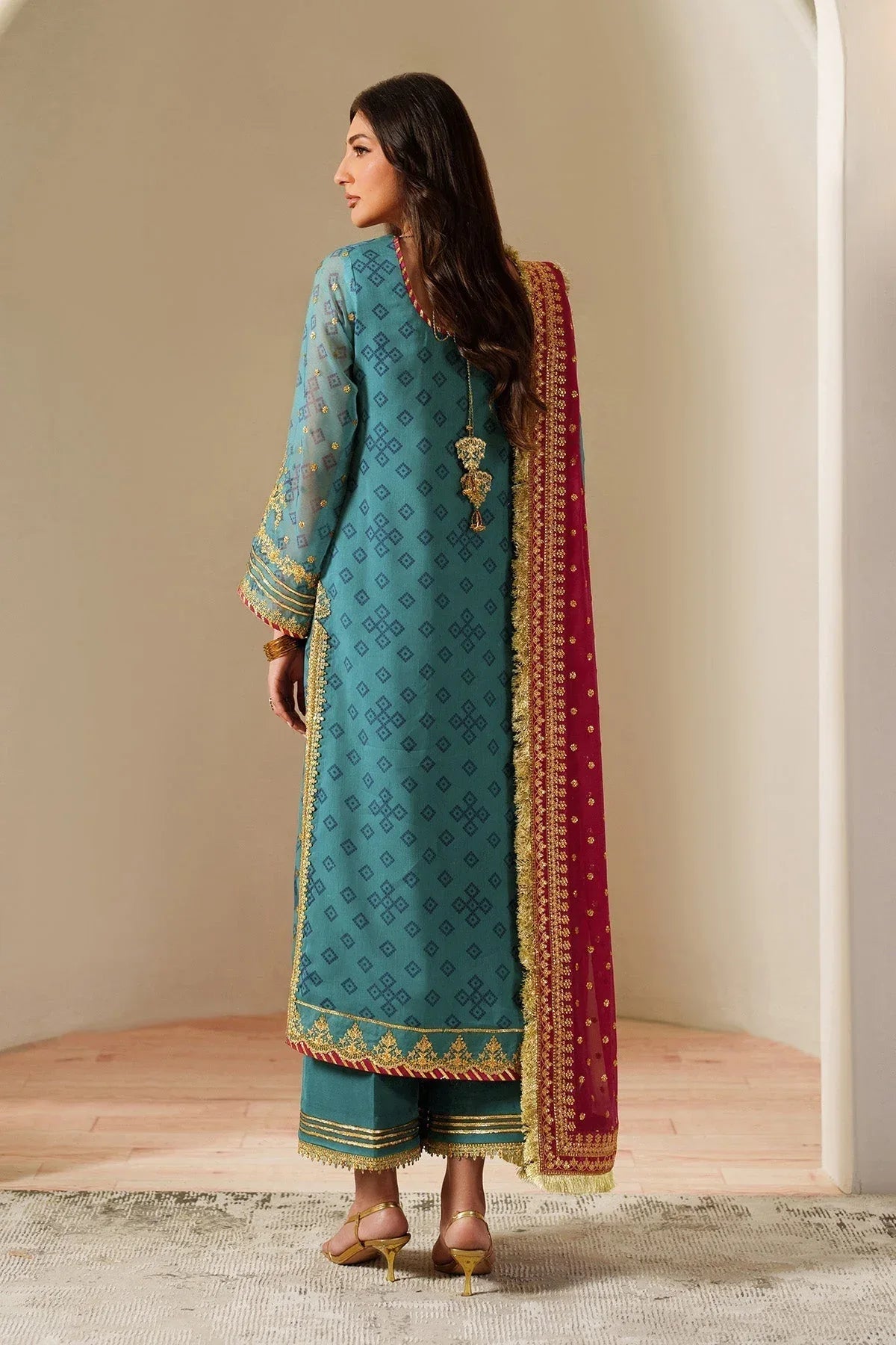 Alizeh | Fleur Chiffon |  AF-CH-2192-Elaira - Aqsa Fabrics