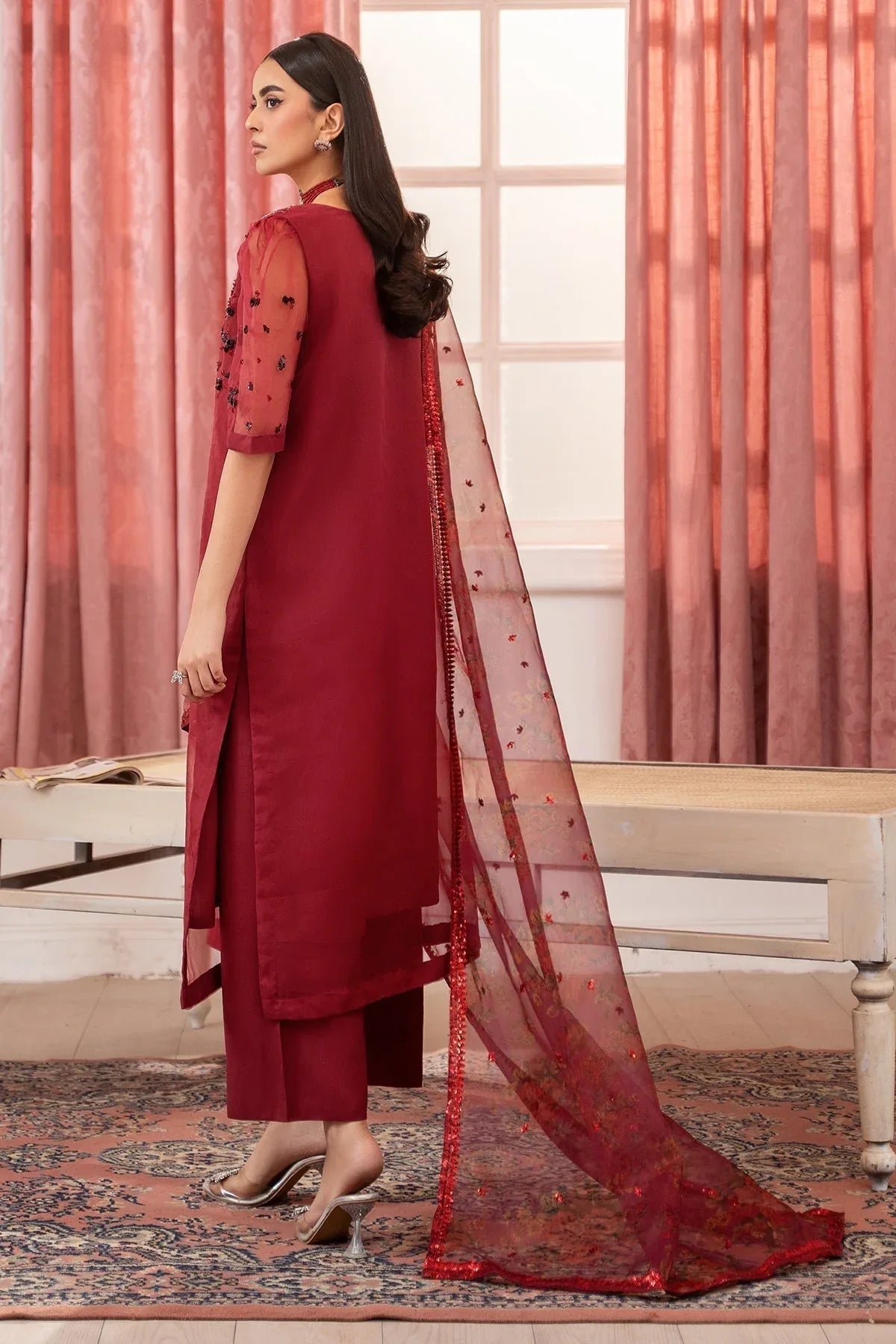 Charizma | Festive Pret | CMA-5-119 R - Aqsa Fabrics