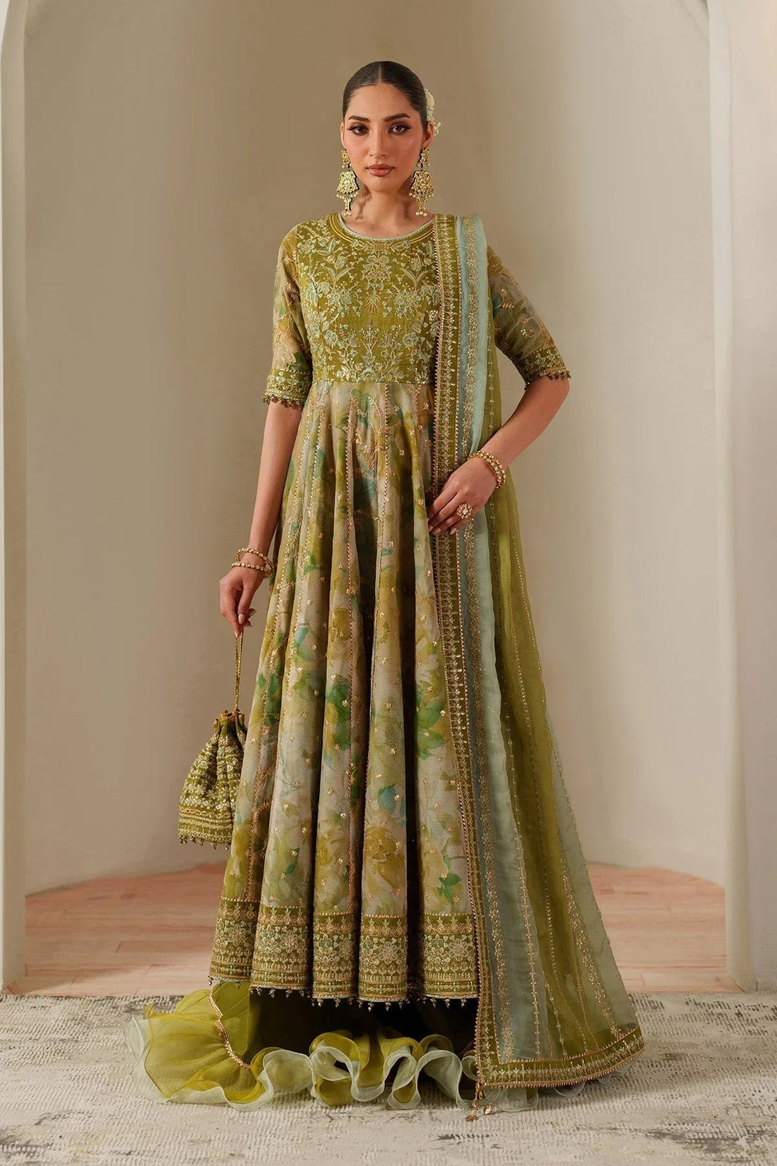 Alizeh | Fleur Chiffon |  AF-CH-2195-Renee - Aqsa Fabrics