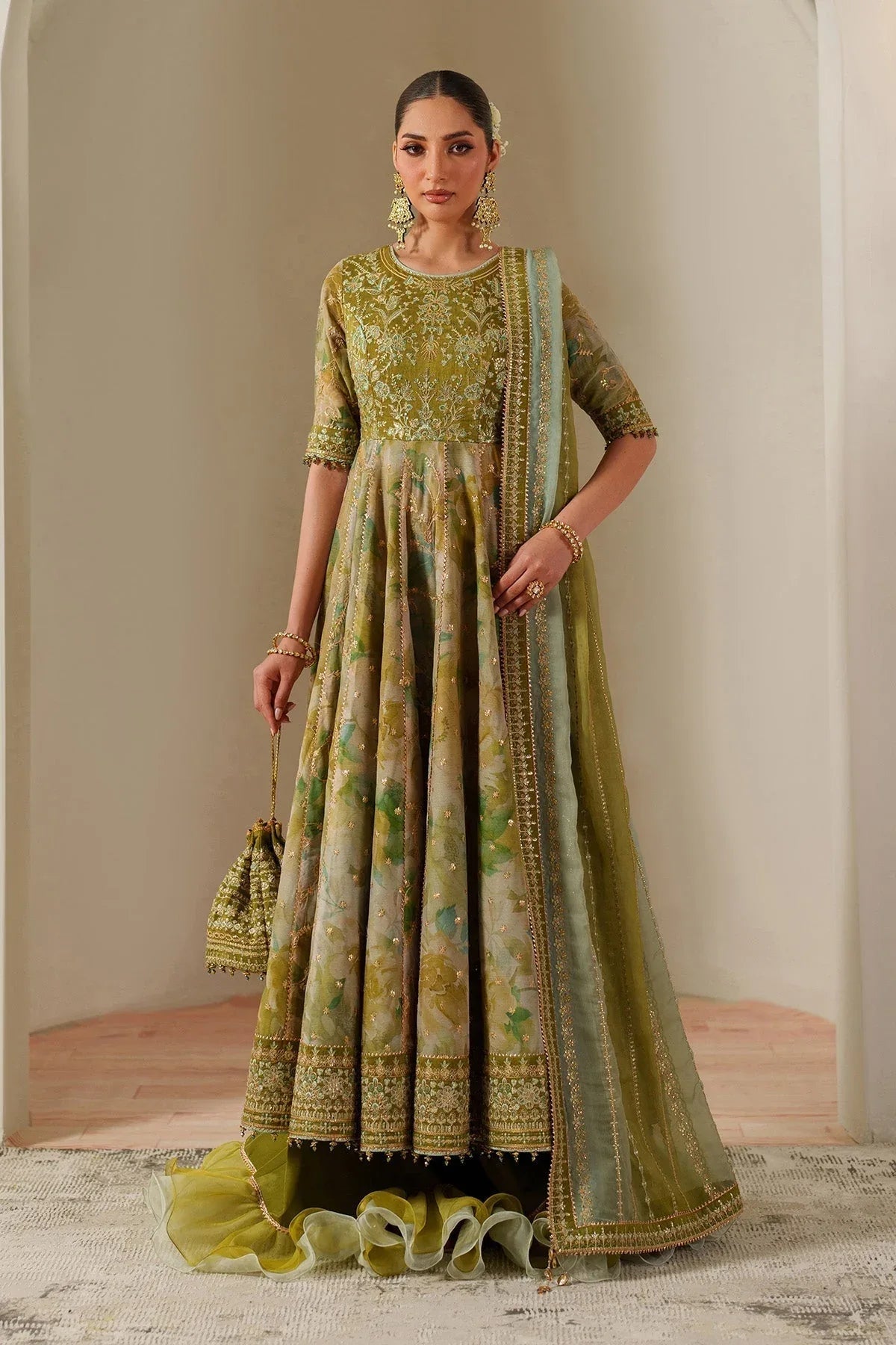 Alizeh | Fleur Chiffon |  AF-CH-2195-Renee - Aqsa Fabrics