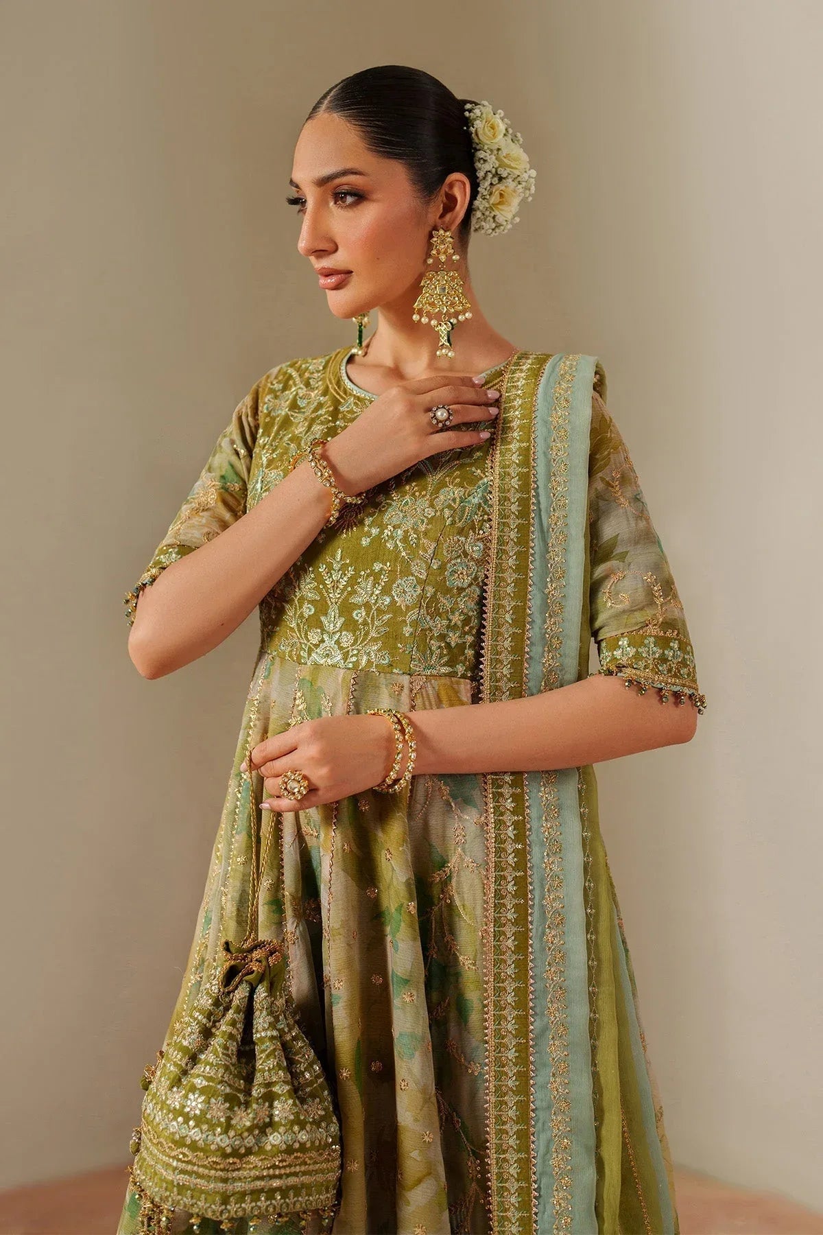 Alizeh | Fleur Chiffon |  AF-CH-2195-Renee - Aqsa Fabrics