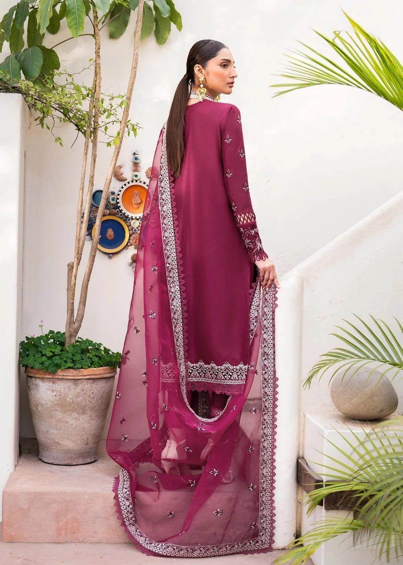 Akbar Aslam | Pret Lawn | PRESTIGE - Aqsa Fabrics