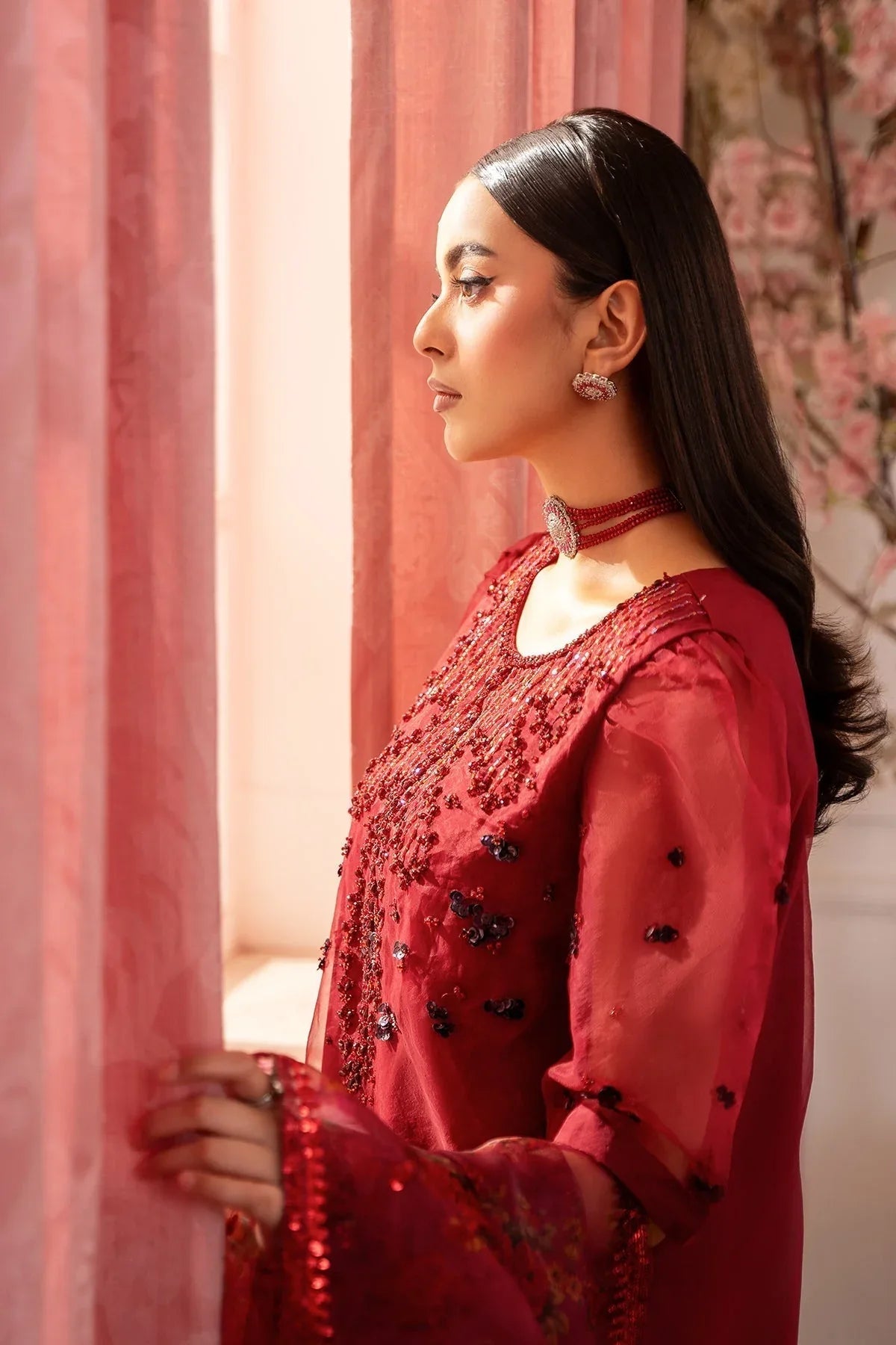Charizma | Festive Pret | CMA-5-119 R - Aqsa Fabrics