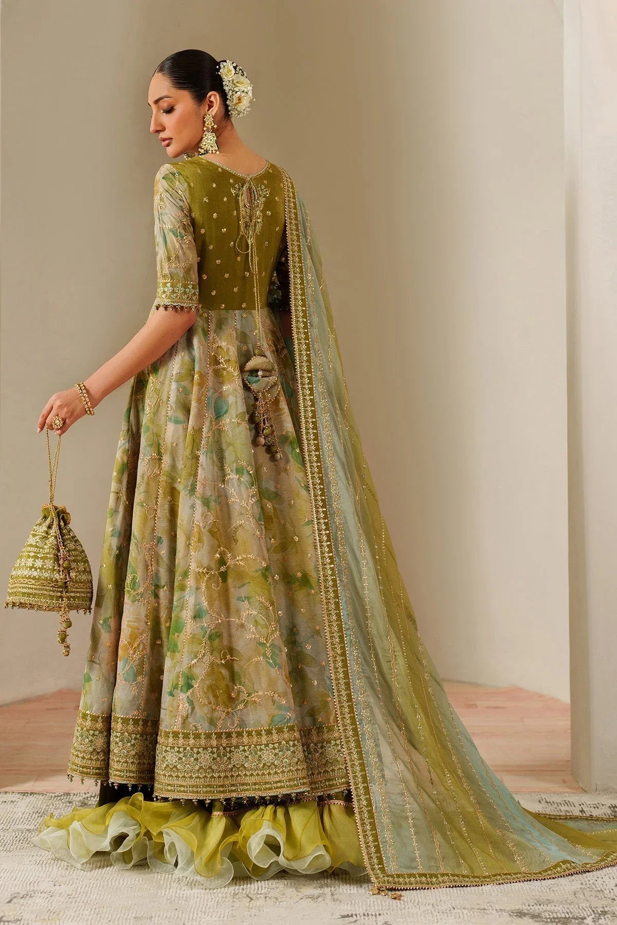Alizeh | Fleur Chiffon |  AF-CH-2195-Renee - Aqsa Fabrics