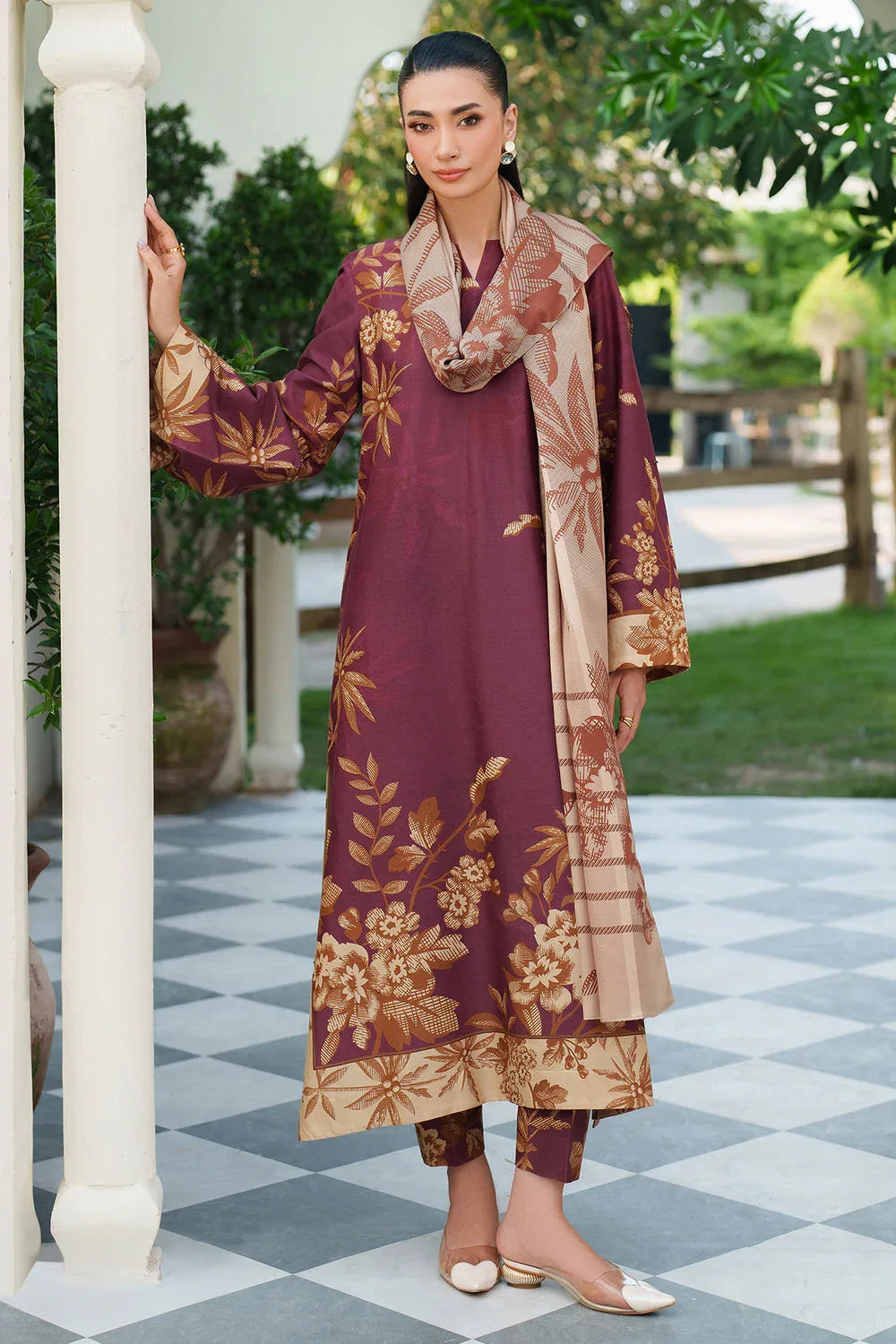 Jazmin | Winter 25 | UW-0180 M - Aqsa Fabrics