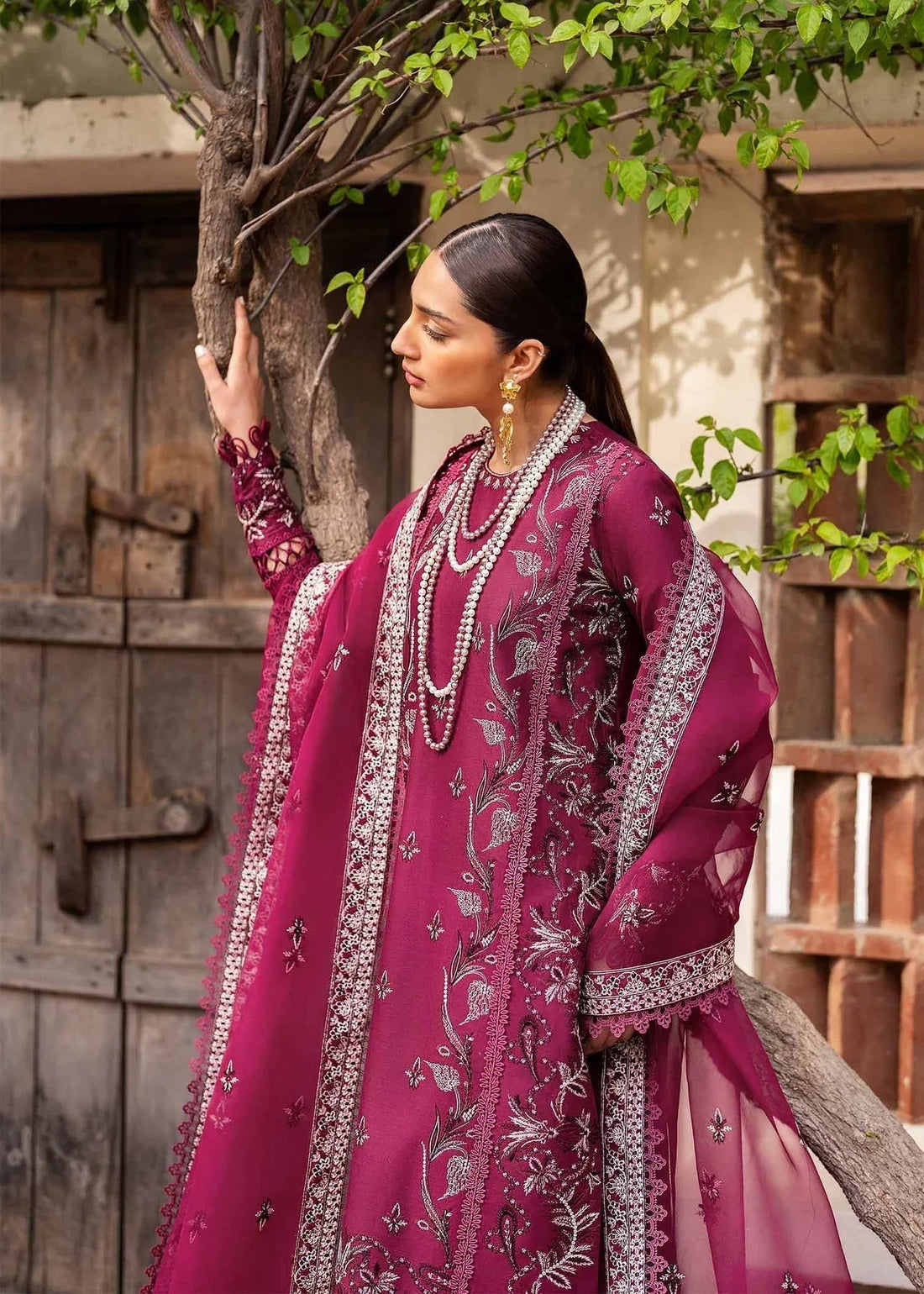 Akbar Aslam | Pret Lawn | PRESTIGE - Aqsa Fabrics