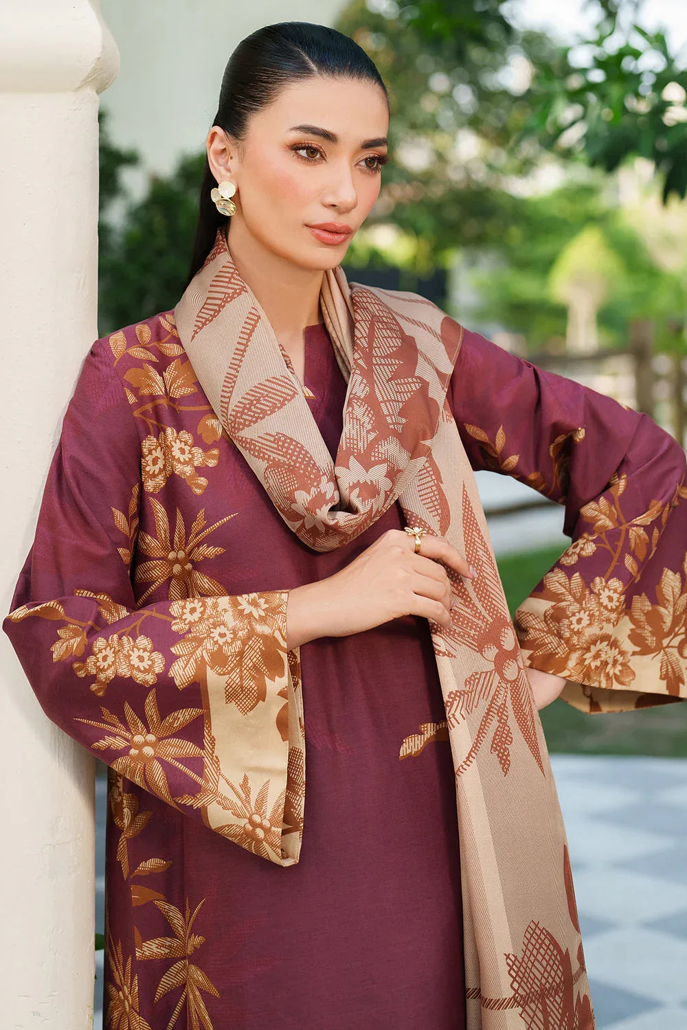 Jazmin | Winter 25 | UW-0180 M - Aqsa Fabrics