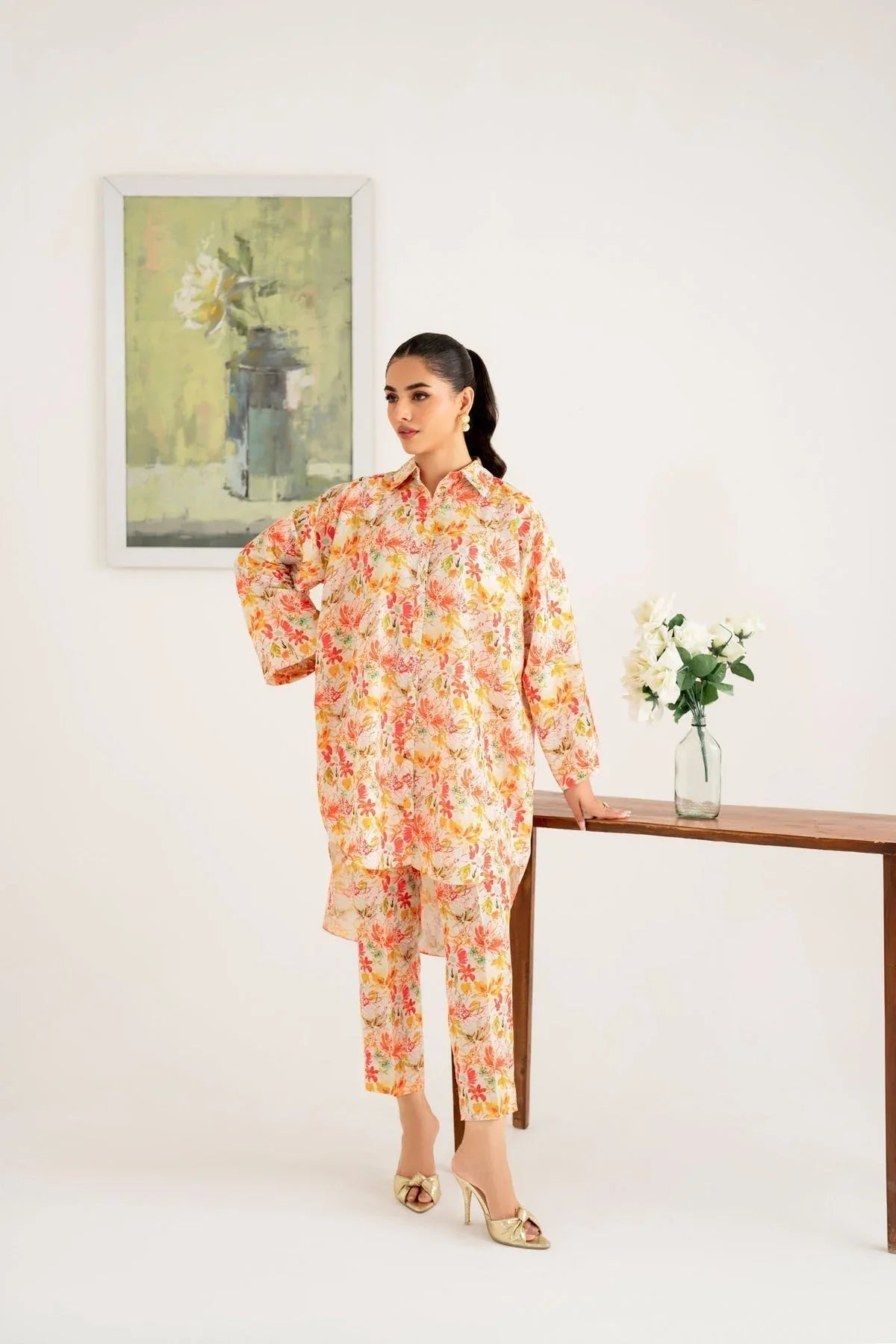 Akbar Aslam | Co-ords Sets | Jolie - Aqsa Fabrics