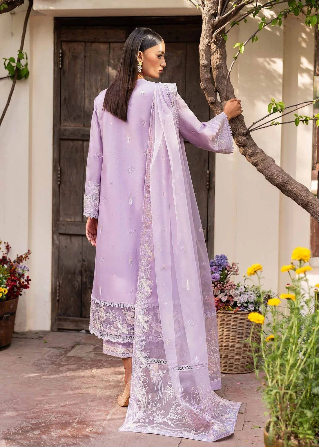 Akbar Aslam | Pret Lawn | CALIN - Aqsa Fabrics