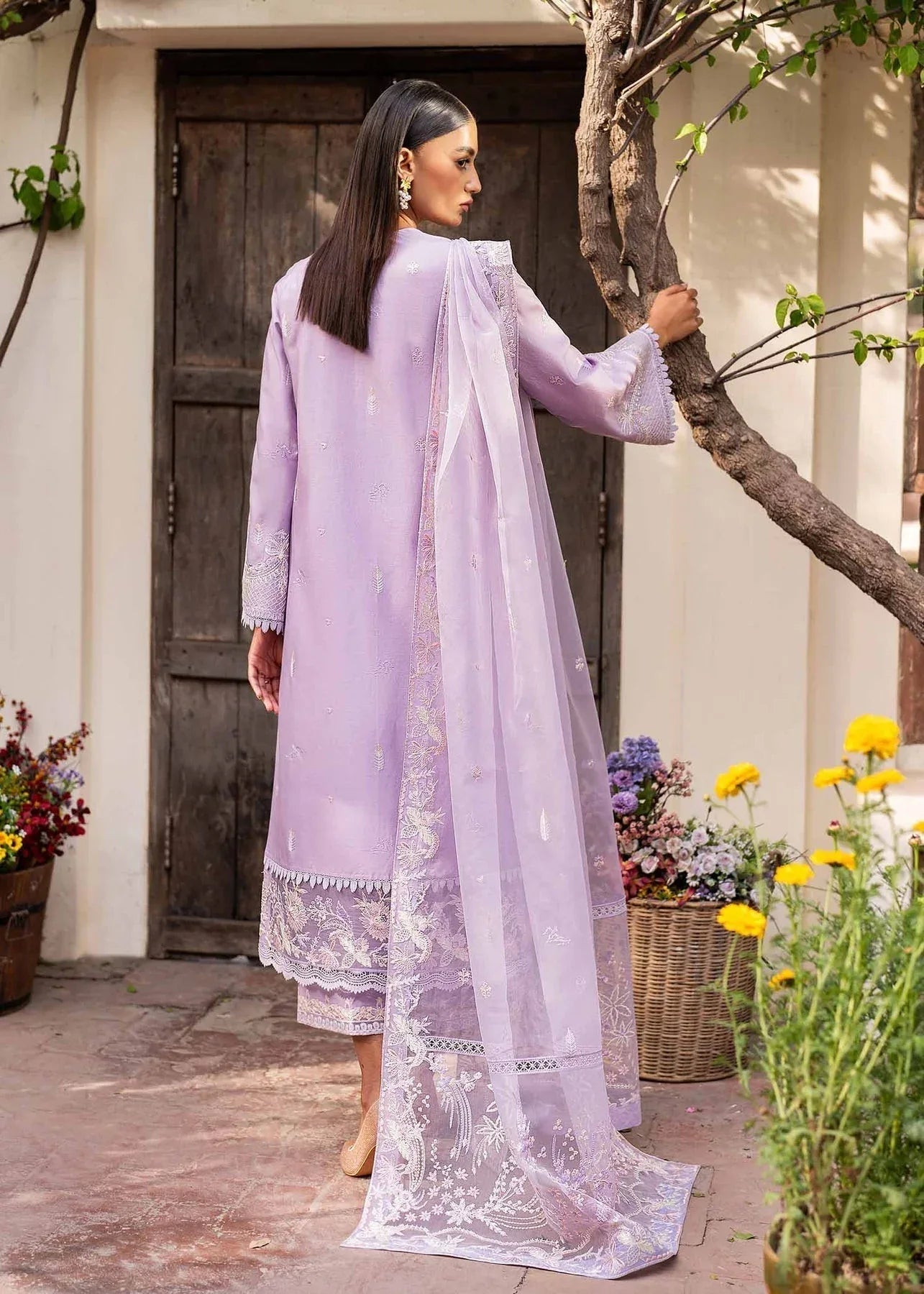 Akbar Aslam | Pret Lawn | CALIN - Aqsa Fabrics