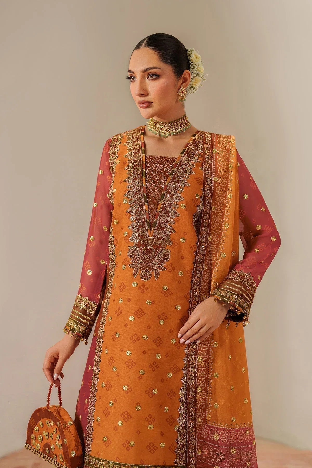 Alizeh | Fleur Chiffon |  AF-CH-2194-Zyne - Aqsa Fabrics
