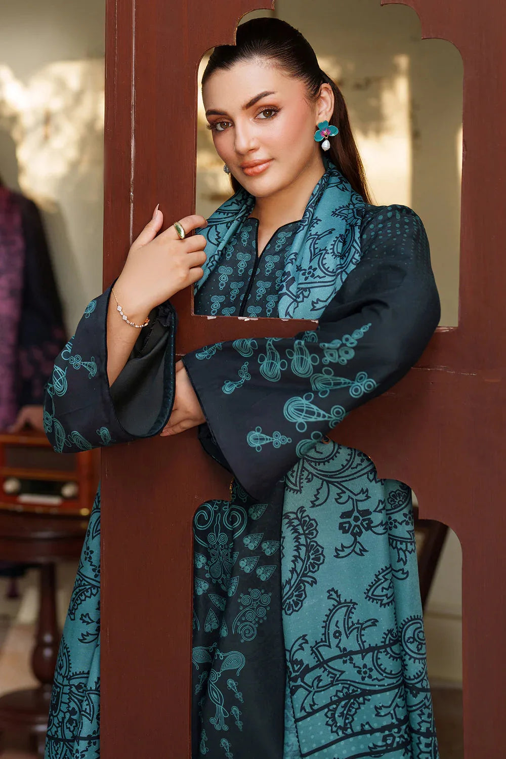 Jazmin | Winter 25 | UW-0181 Z - Aqsa Fabrics