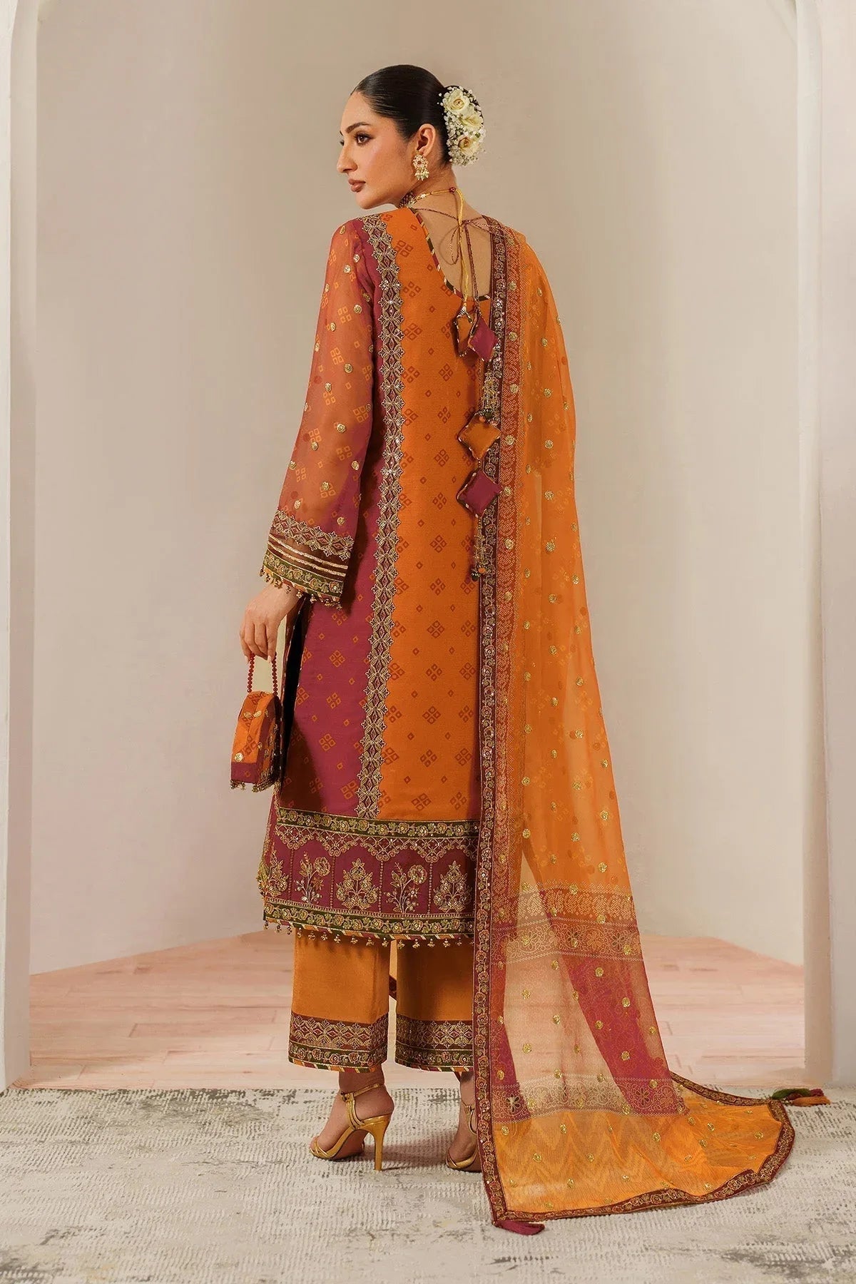 Alizeh | Fleur Chiffon |  AF-CH-2194-Zyne - Aqsa Fabrics