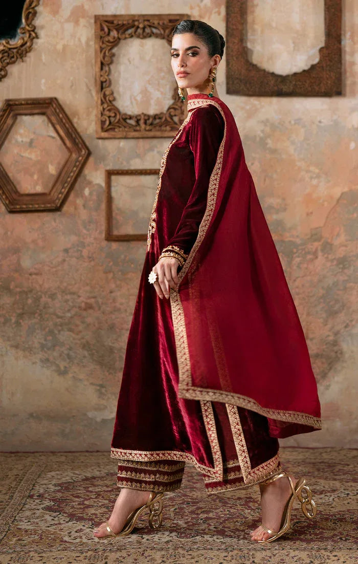 Maya | Viola Luxe Velvet 25 | NYRA - Aqsa Fabrics