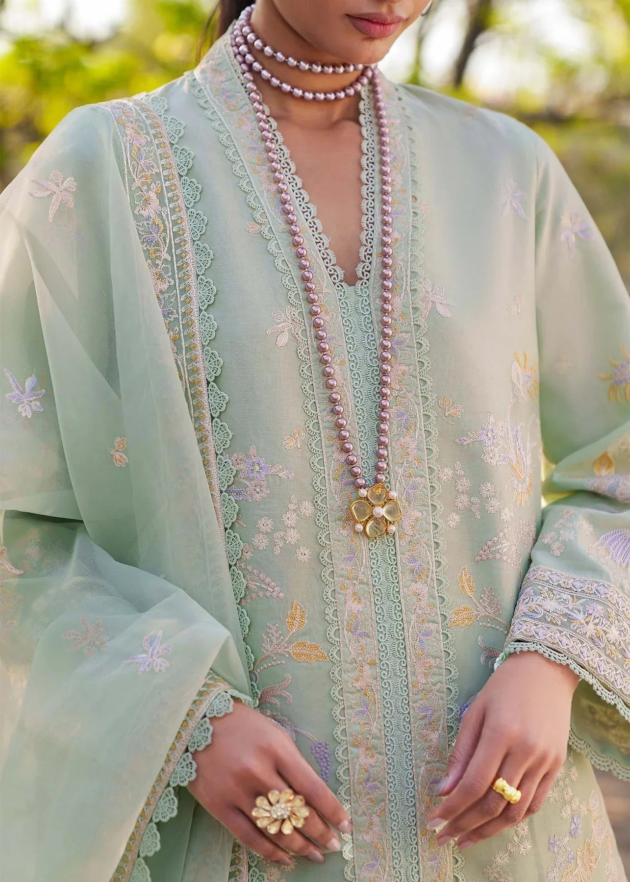 Akbar Aslam | Pret Lawn | CHARME - Aqsa Fabrics