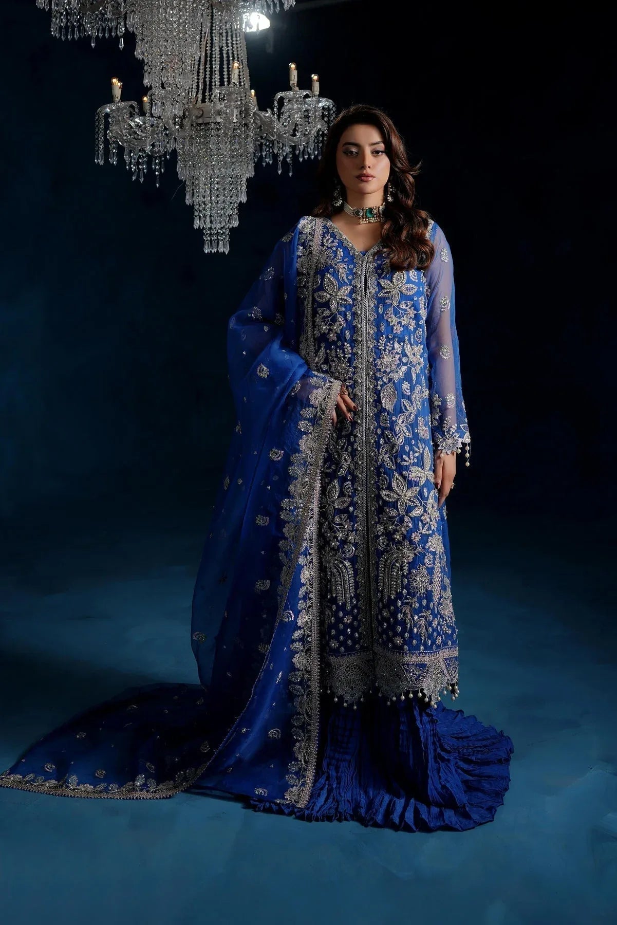 Maryams | Tabeer Luxury Collection | HAREEMA  TBR-8011 - Aqsa Fabrics