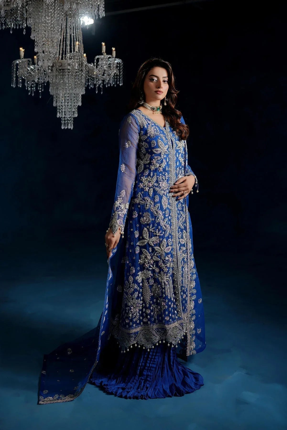 Maryams | Tabeer Luxury Collection | HAREEMA  TBR-8011 - Aqsa Fabrics