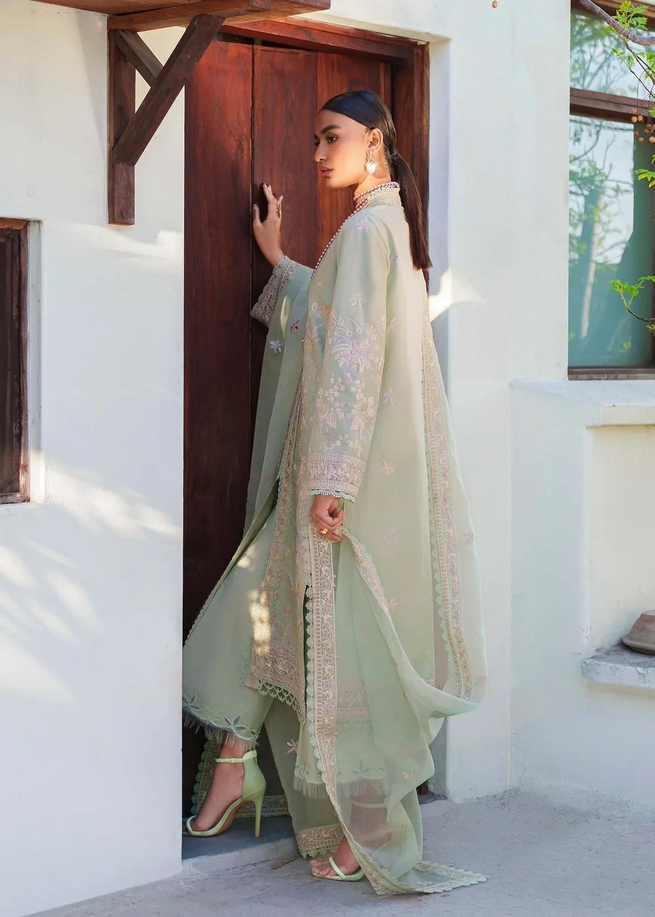Akbar Aslam | Pret Lawn | CHARME - Aqsa Fabrics